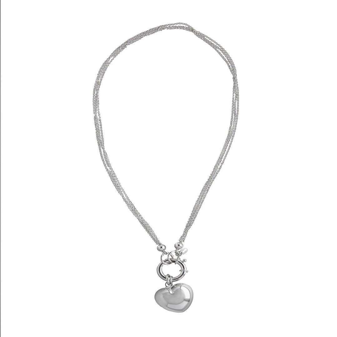 Collar de Plata Esterlina 925 Corazon Timon 3