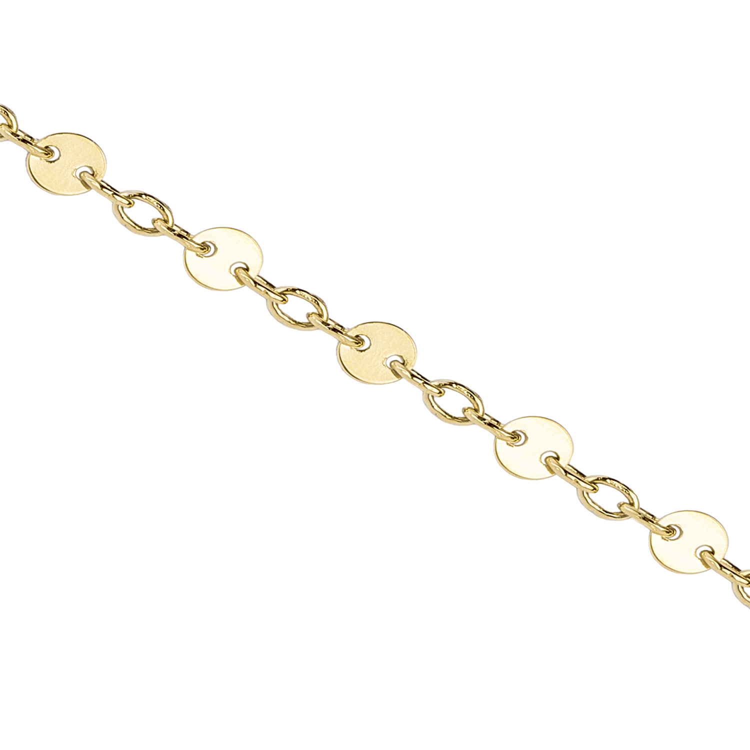 Pulsera de Oro 18kt Circulos Intercalados 2