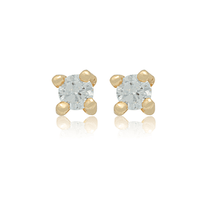 Aros de Oro 18kt Diamantes, 16 ptos
