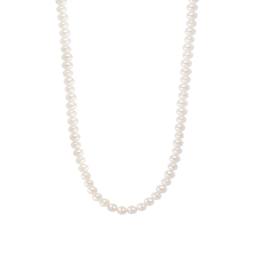 Collar de Oro 18kt Perla Cultivada 4.0mm 3