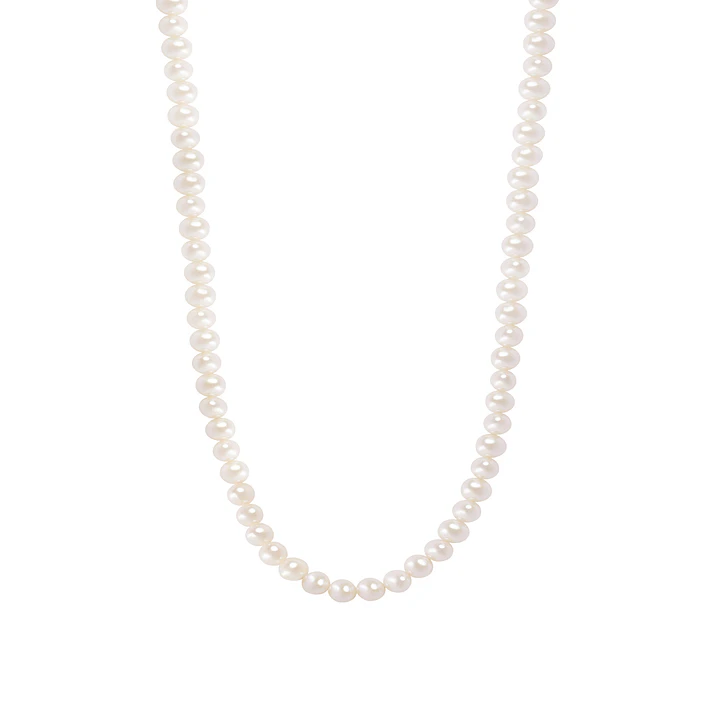 Collar de Oro 18kt Perla Cultivada 4.0mm 3
