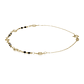 Pulsera de Oro 18kt Bolitas Onix - Miniatura 2