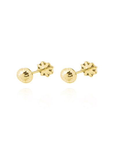 Aros de Oro 18kt Circón Bicolor puntas