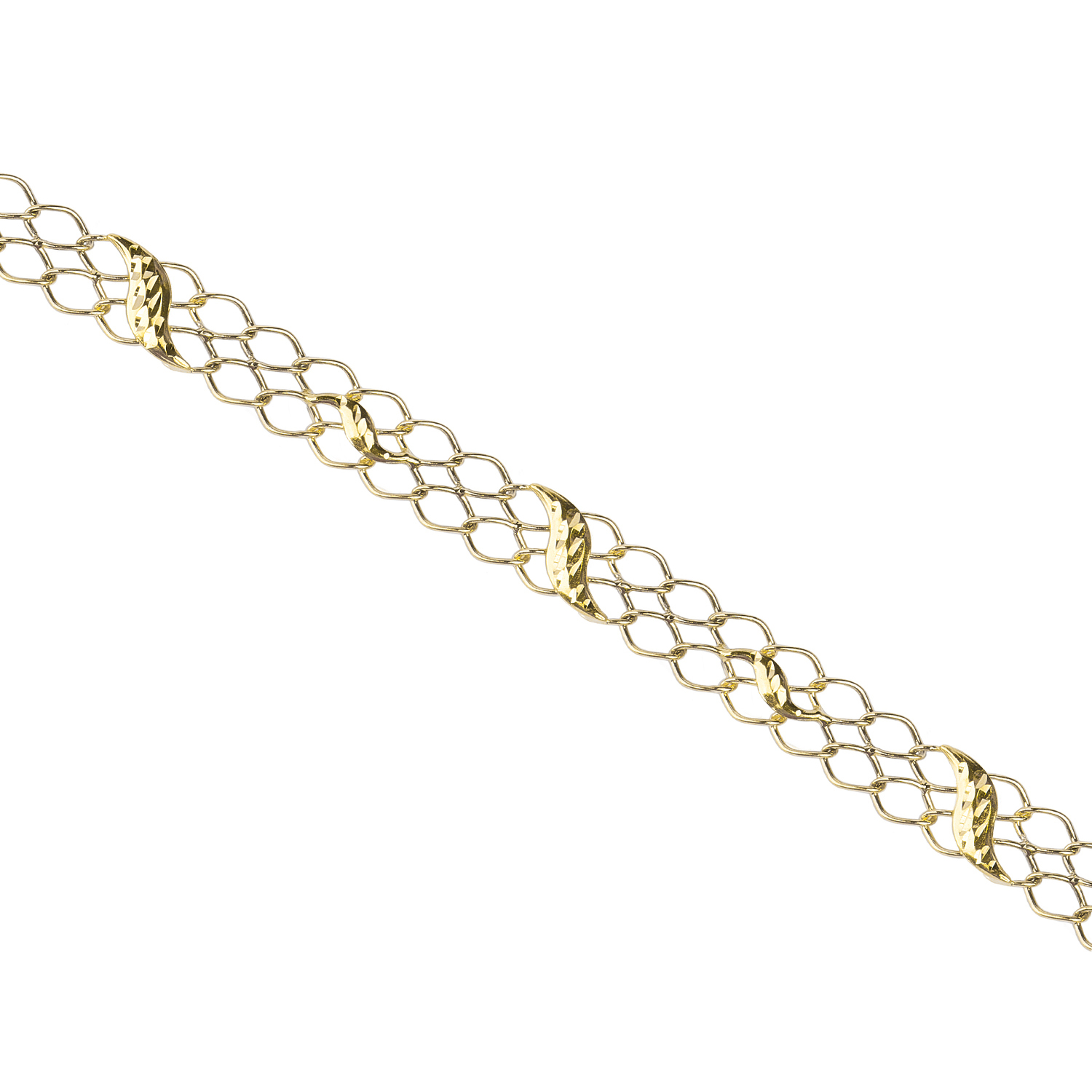 Pulsera de Oro 18kt Encadenado 2