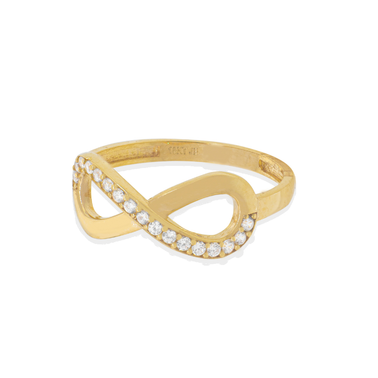 Anillo de Oro 18kt Infinito con Circon 3