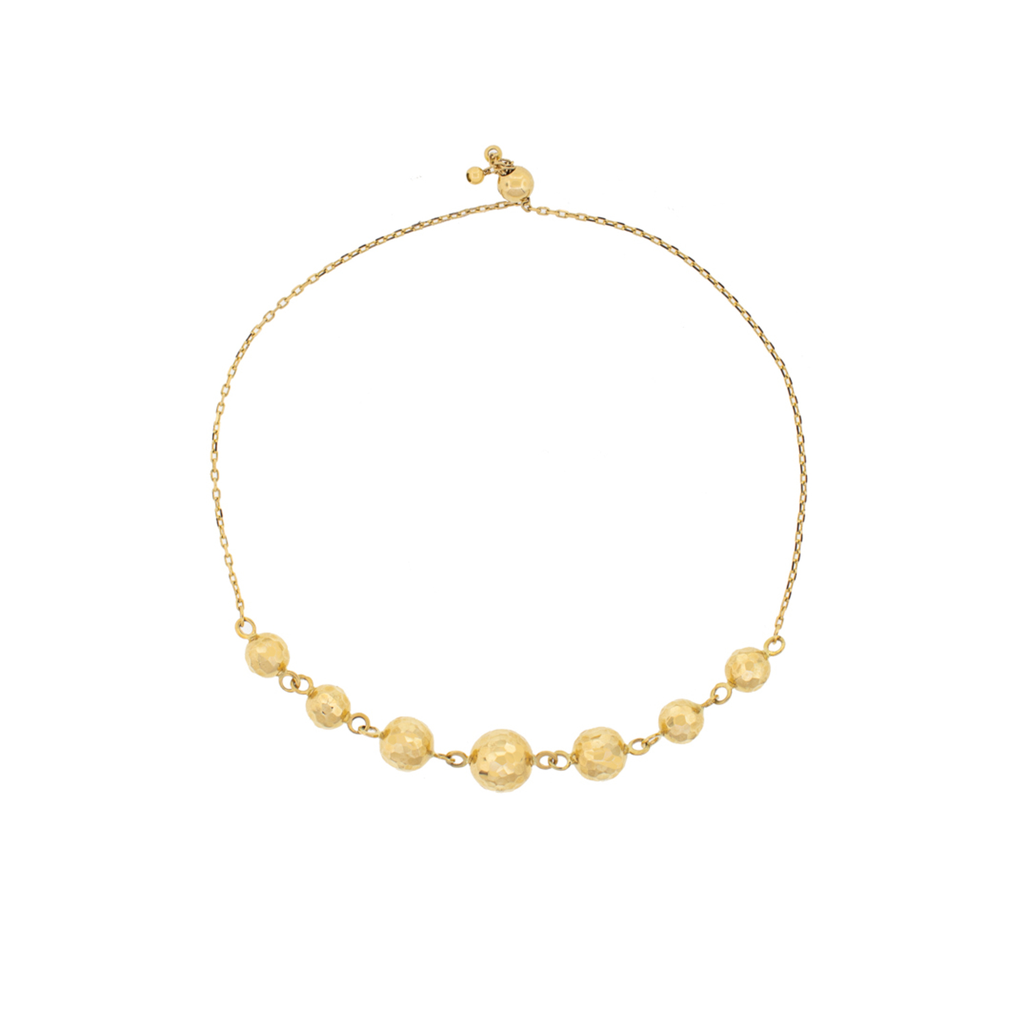 Pulsera de Oro 18kt Facetada 1
