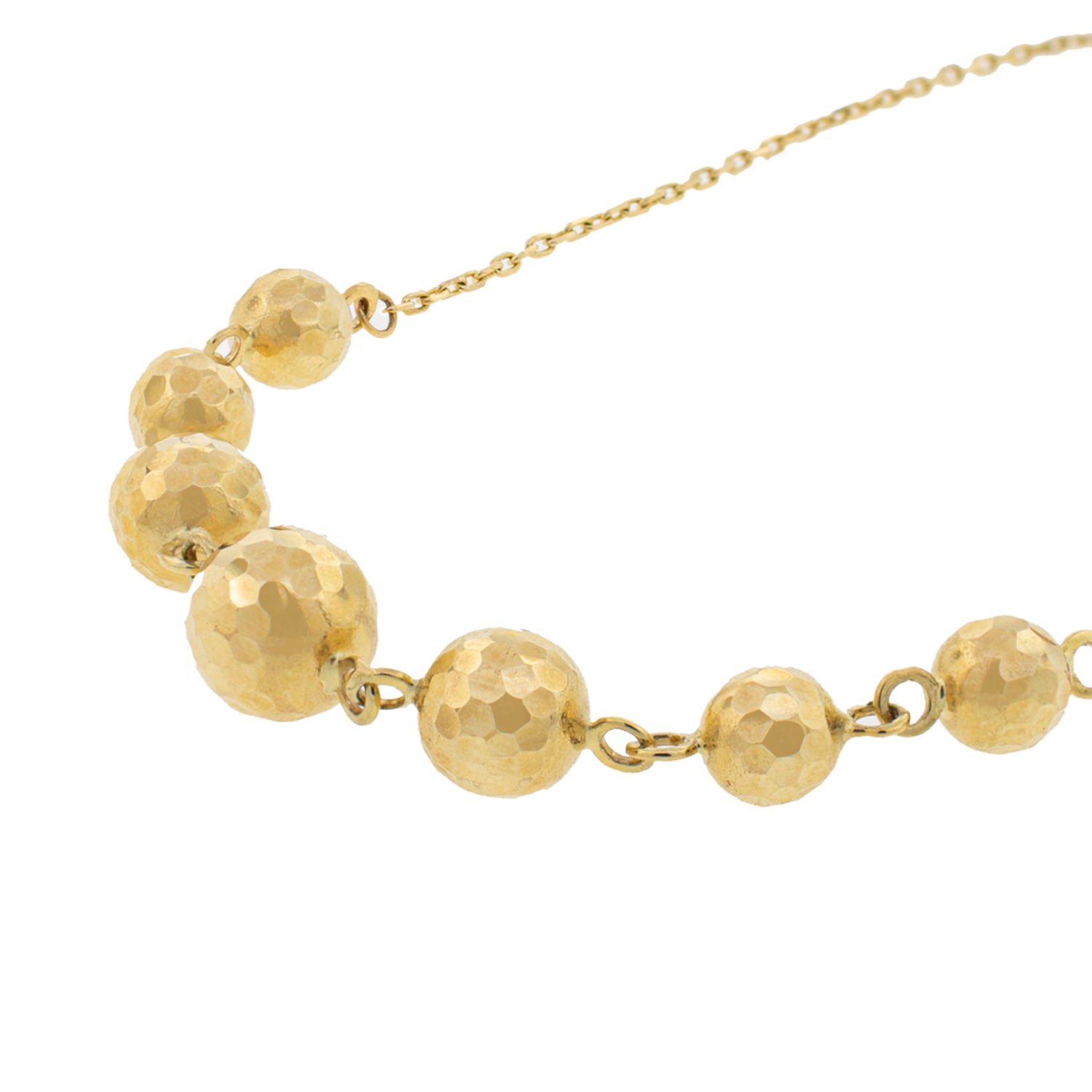 Pulsera de Oro 18kt Facetada 2