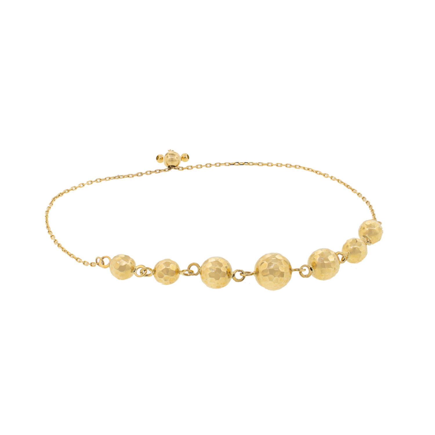 Pulsera de Oro 18kt Facetada 3