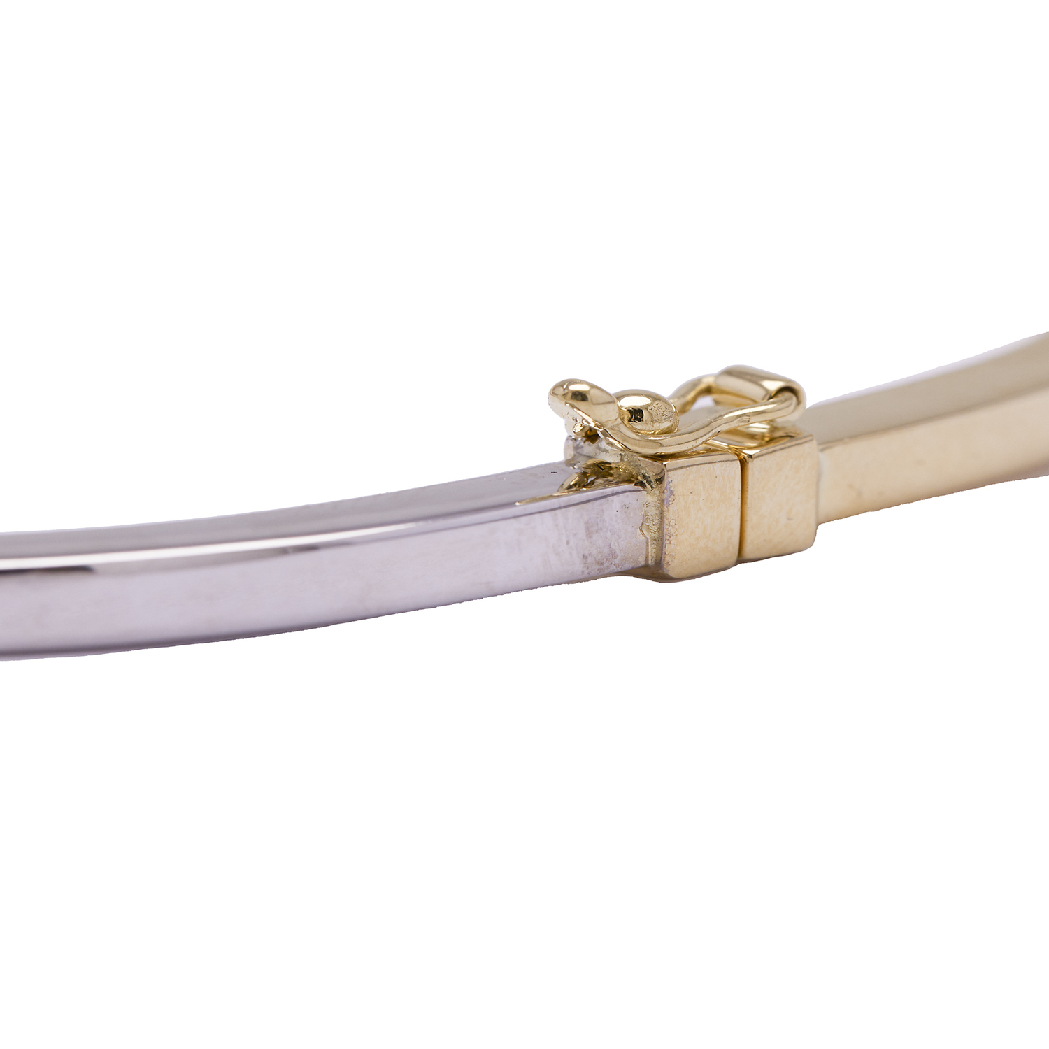 Pulsera de Oro 18kt Esclava de Bicolor 2