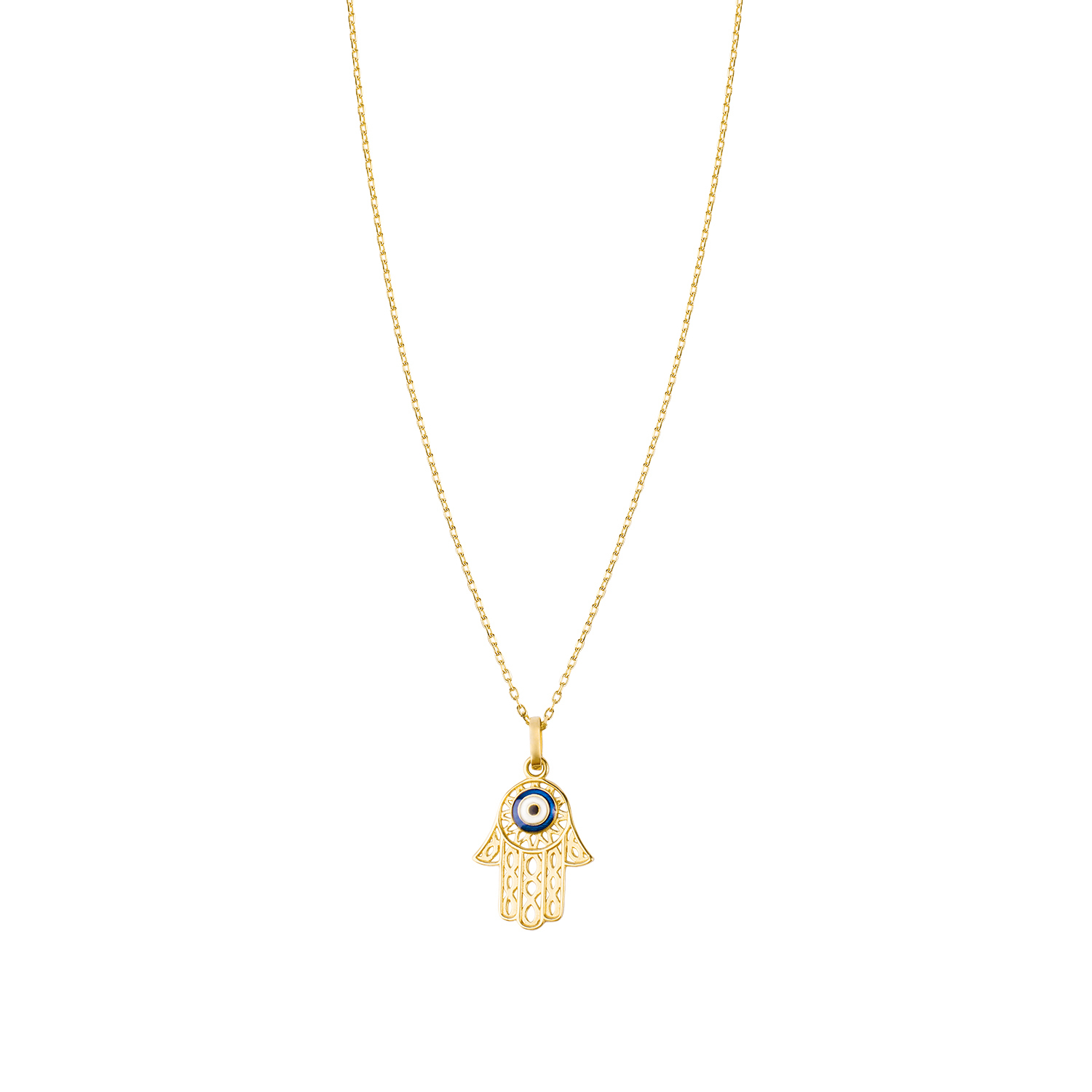 Collar de Oro 18kt Mano de Fatima 2
