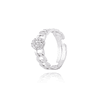 Anillo de Plata Esterlina 925 Ajustable Cartier Circon