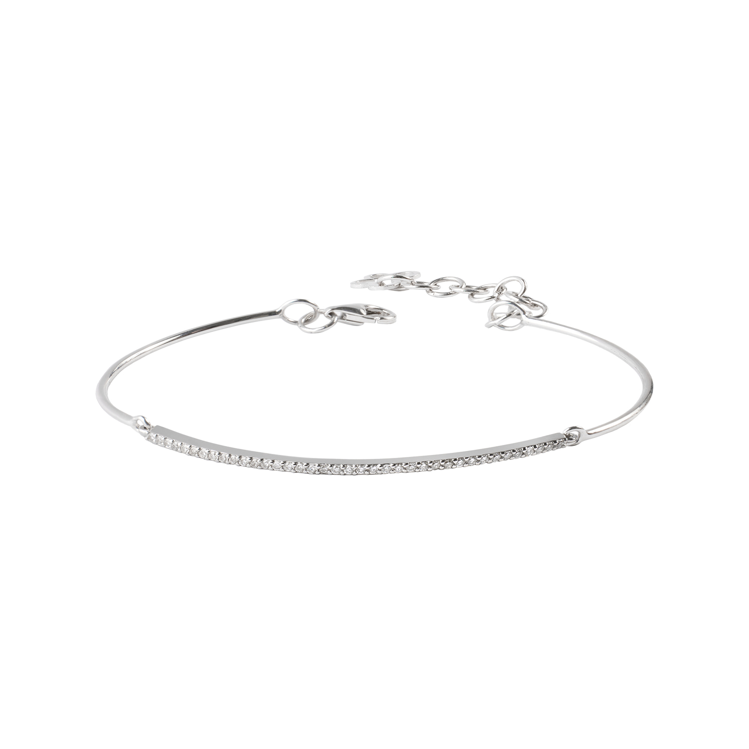 Pulsera Oro Blanco 18kt Diamantes 22 Pts SI/H 2