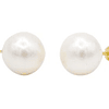 Aros de Oro 18kt  Perla Cultivada 10 mm