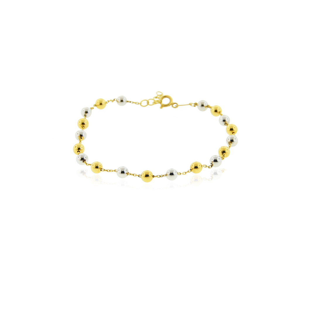 Pulsera de Oro 18kt Diseño Bicolor 1