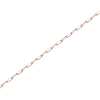 Collar de Plata Esterlina 925 Mini Eslabones Rose