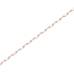 Collar de Plata Esterlina 925 Mini Eslabones Rose - Miniatura 2