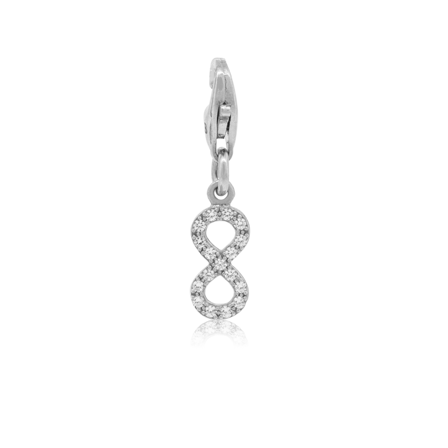 Colgante de Plata Esterlina 925 Infinito Circon 1