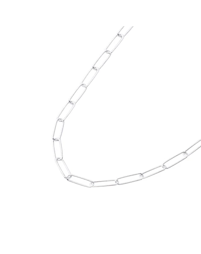 Extensor De Cadena De Plata Terlina, Cadenas Final Con Cierr De Anillo De Resorte Con 925 Sello