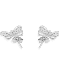 Aros de Plata Esterlina 925 Mariposa Circon