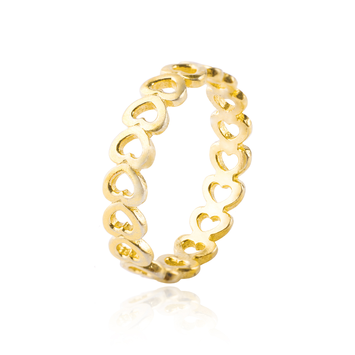 Anillo de Plata Esterlina 925 Corazon en Liso 39 3