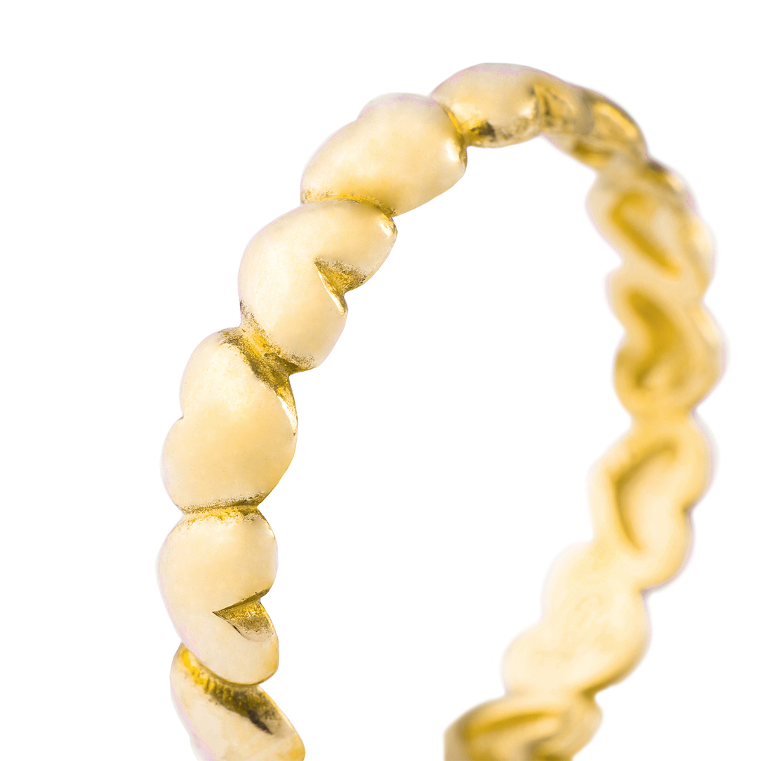 Anillo de Plata Esterlina 925 Corazon Solido 35 3