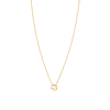 Diamante Collar de Oro 18kt Punto de Luz 6 Pts Totales Corte Brillante SI/H