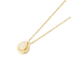 Collar de Oro 18kt con Diamantes de 26 Pts Totales Corte Brillante SI/H