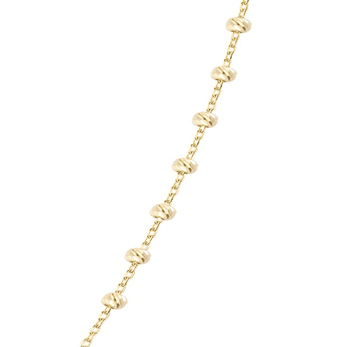 Collar de Plata Esterlina 925 Infinito Bolita Bañado en Oro 18kt