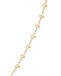 Collar de Plata Esterlina 925 Infinito Bolita Bañado en Oro 18kt