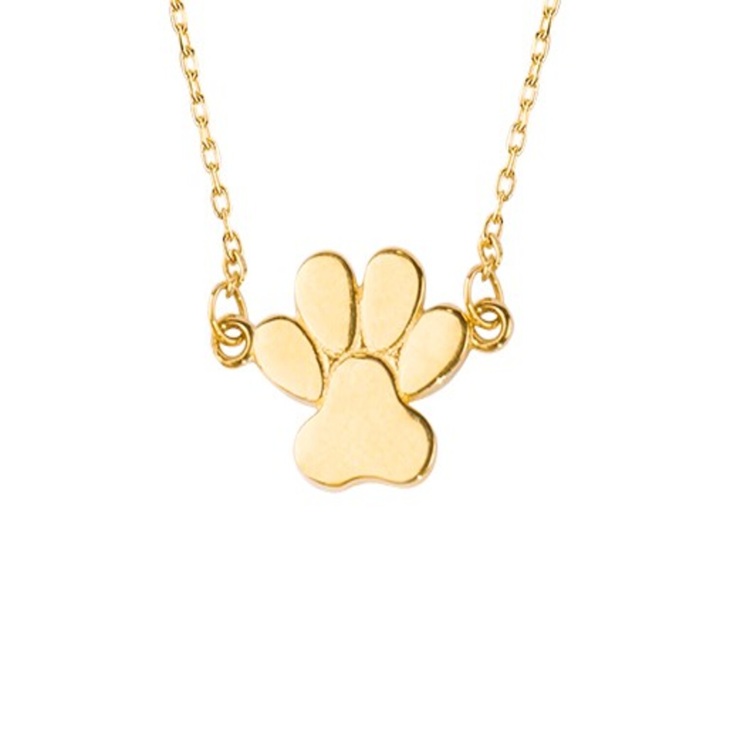Collar de Oro 18kt Patita de Perro 3