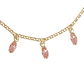 Pulsera Plata Esterlina 925 Rosa Francia Revestido Oro 18kt - Miniatura 3