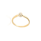 Anillo de Oro 18kt con Diamantes de 9 Pts Corte Brillante SI/H - Miniatura 3