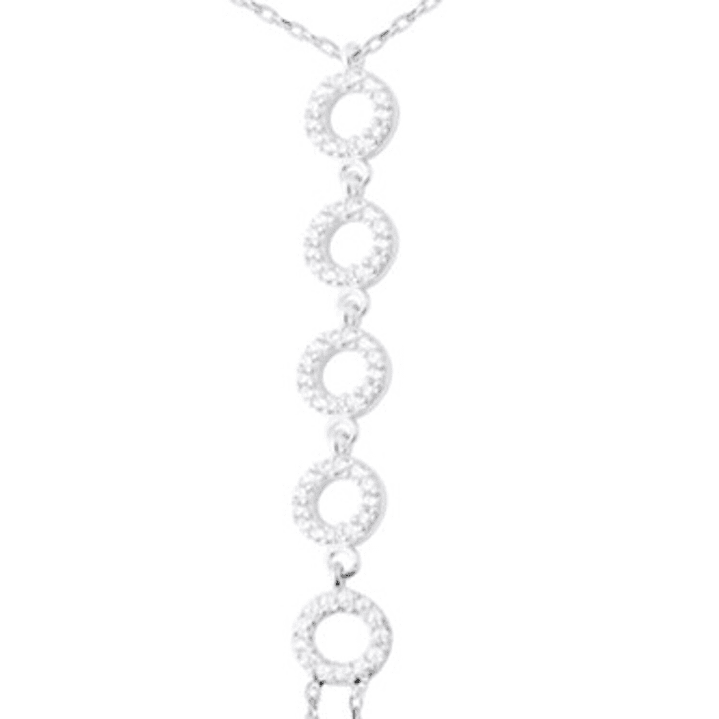 Pulsera de Plata Esterlina 925 Cinco Círculos 3