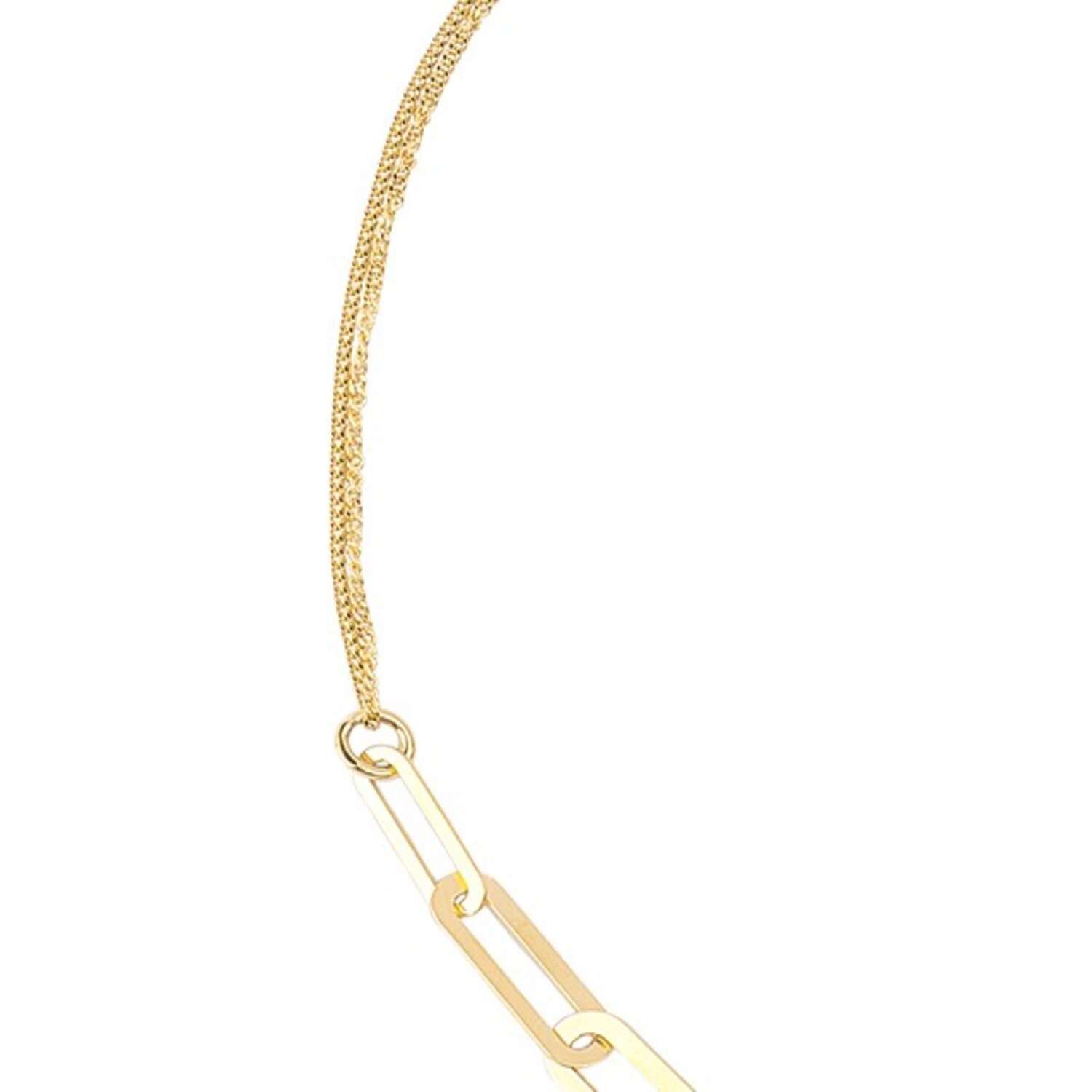 Pulsera de Oro 18kt Eslabones Centrales 3