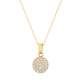 Colgante de Oro 18kt Circulo Plano - Miniatura 3