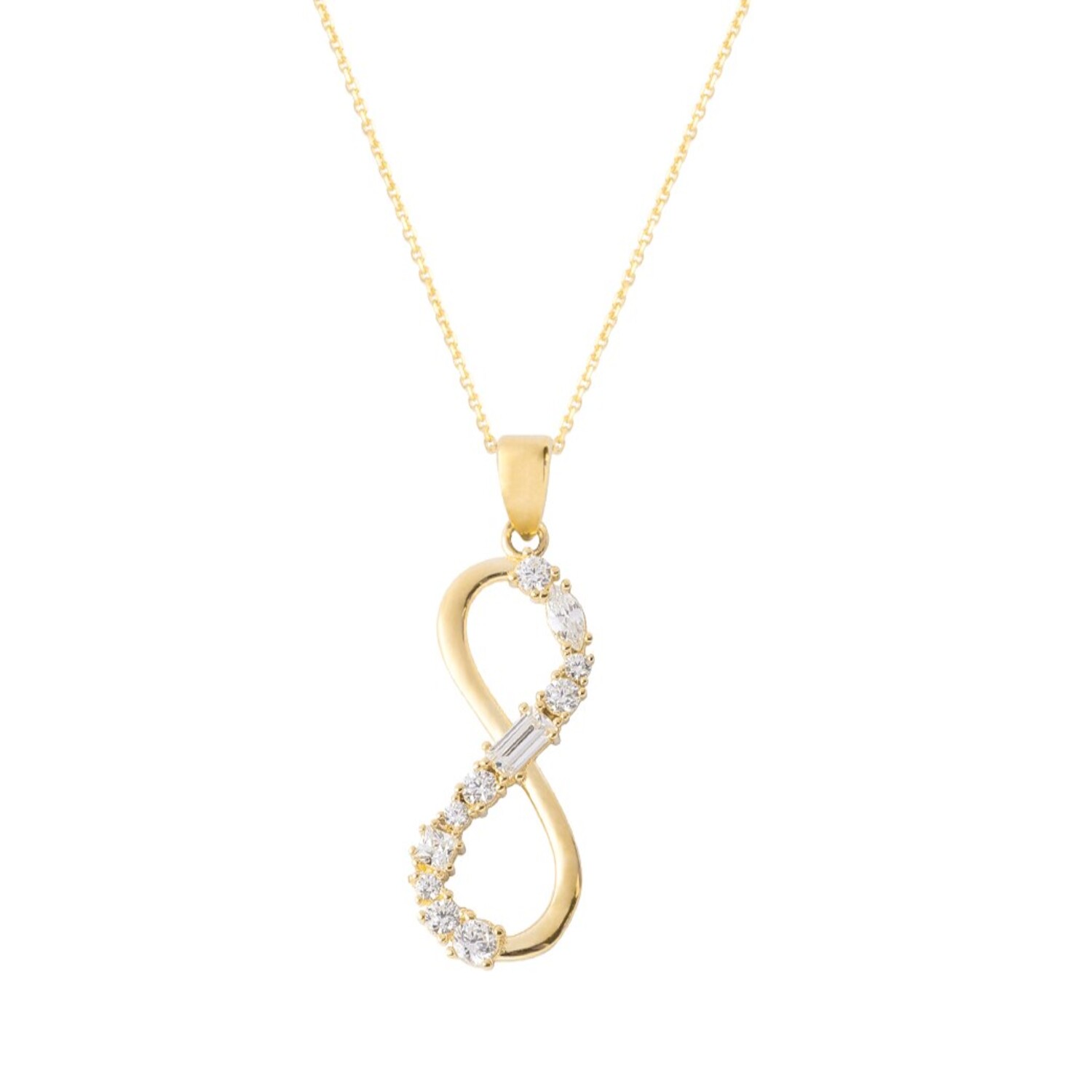 Colgante Oro Amarillo 18kt Infinito Prince 2