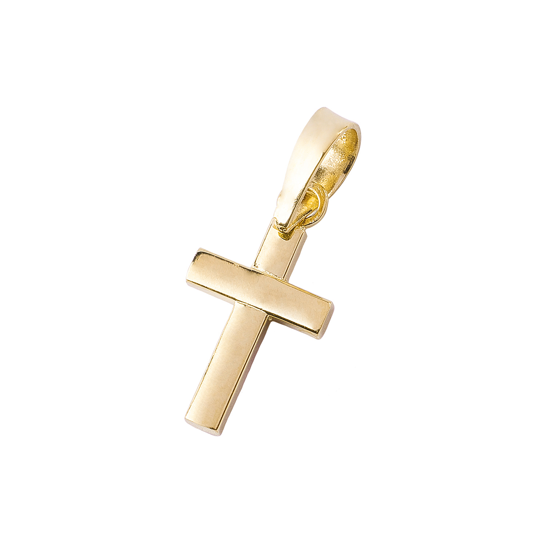 Colgante de Oro 18kt Cruz Tamaño Pequeña 1