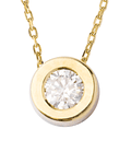 Collar de Oro 18kt con Diamantes de Punto de Luz 6 Pts Totales SI/H 3