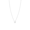 Collar de Oro Blanco 18kt con Diamantes de Punto de Luz 10 Pts Totales Corte Brillante SI/H
