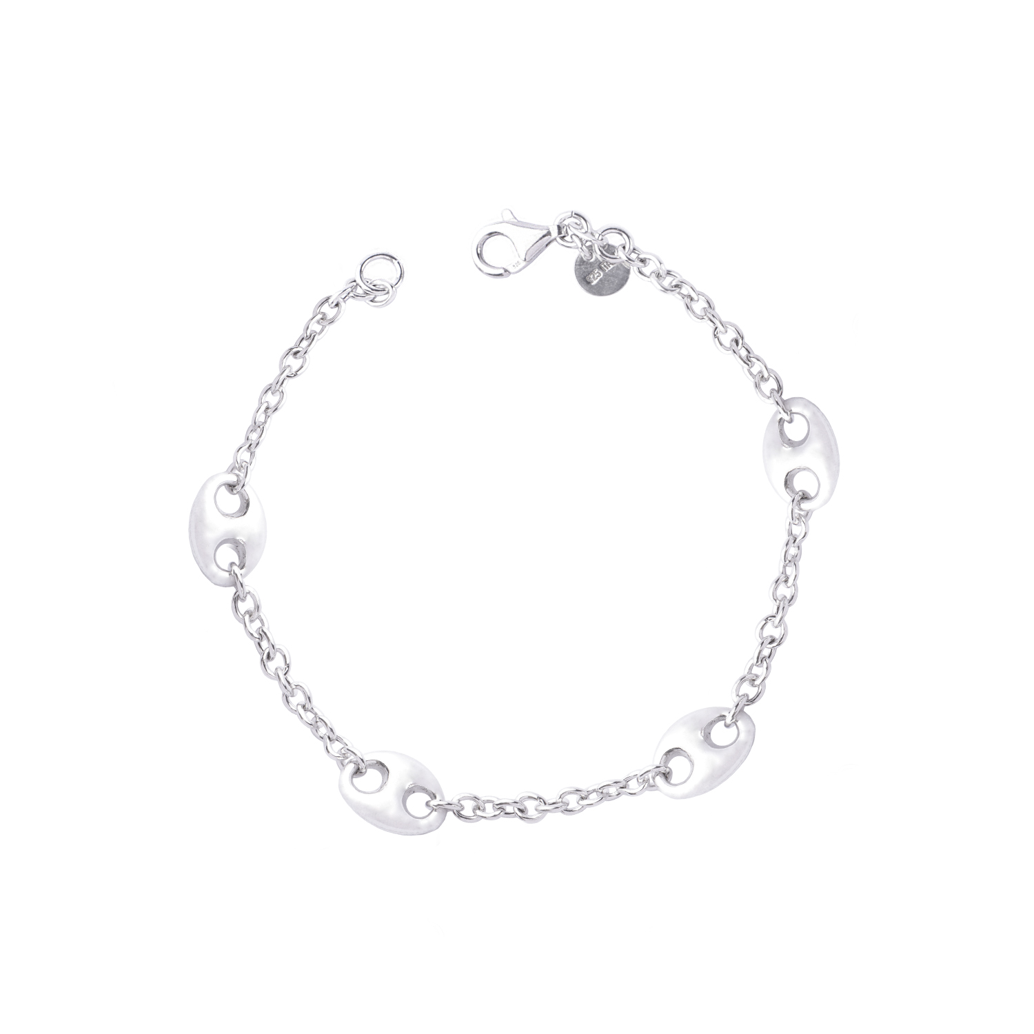 Pulsera de Plata Esterlina 925 Fancy BR 1