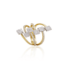 Anillo de Oro 18kt con Diamantes 1,3 Qts Totales SI/H Corte Brillante - By Danielle Costantini