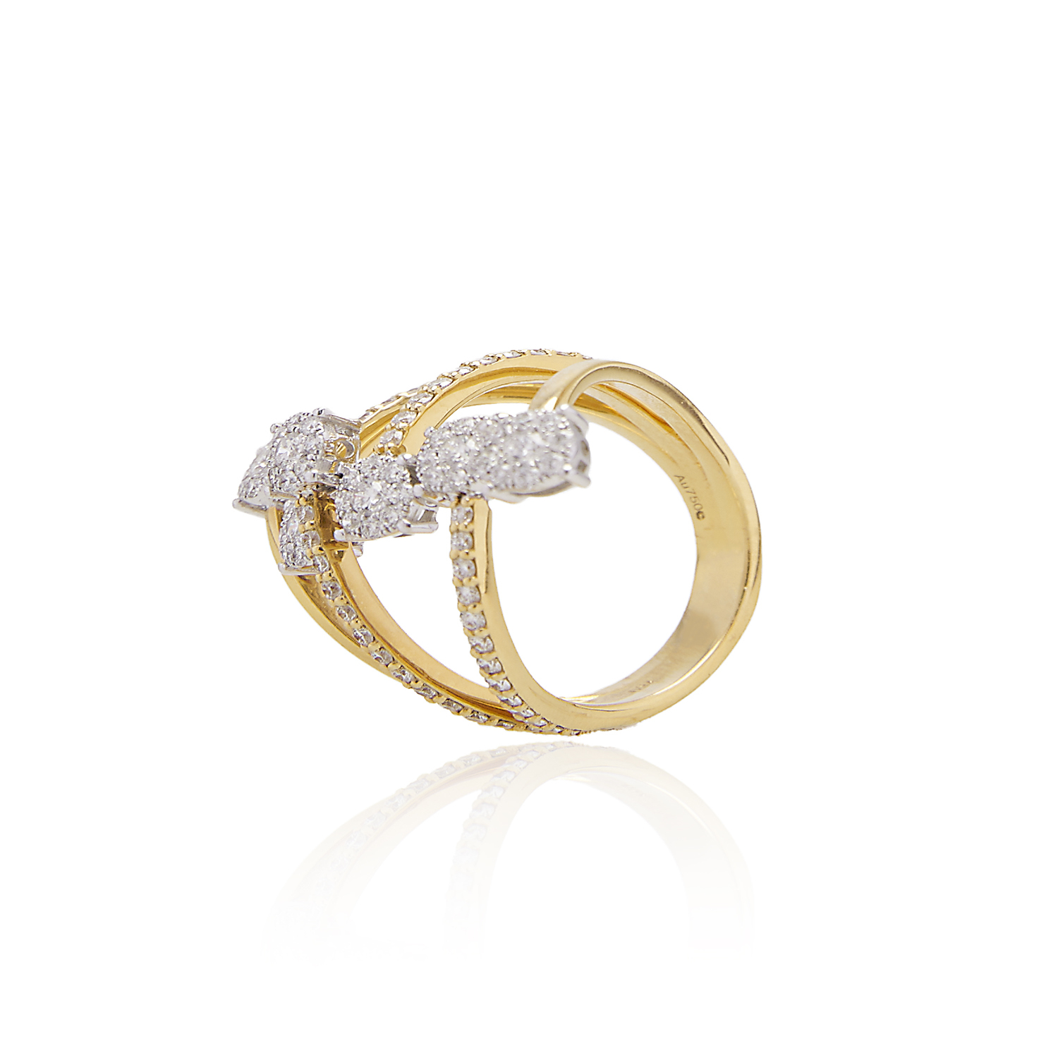 Anillo Oro Amarillo 18kt Diamantes 1,3 Qts | Danielle Costantini 3