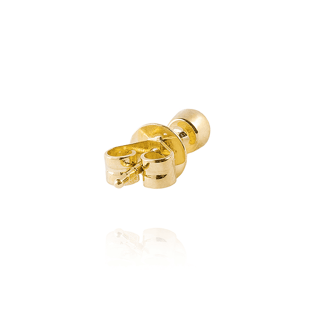 Aro de Oro 18kt con Diamantes de 6 Pts Totales SI/H Corte Brillante Piercing