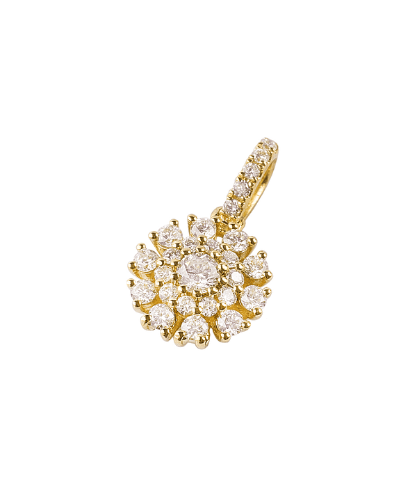 Colgante de Oro 18kt con Diamantes de 30 Pts Totales SI/H Corte Brillante
