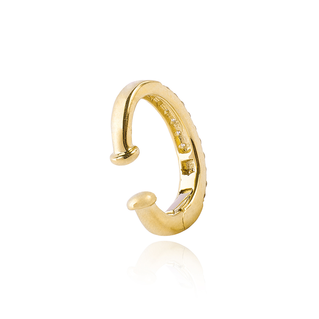 Aro Oro Amarillo 18kt Diamante 9Pts Total SI/H 3