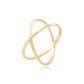 Anillos de Oro 18kt Modelo Ci Cruzado. - Miniatura 1