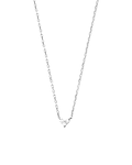 Collar de Oro Blanco 18kt con Diamantes de Corazon 16 Pts Totales SI/H Corte Brillante