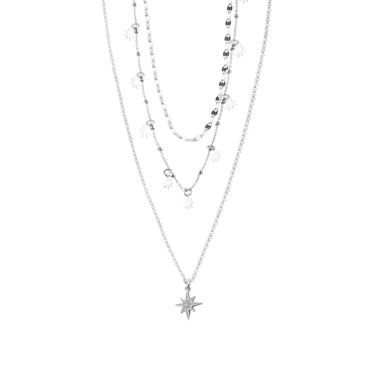 Collar de Plata Esterlina 925 Estrella de David 3