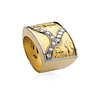 Anillo de Oro Amarillo 18kt Modelo Senis con 12 Diamantes Corte Brillante de 2pts