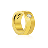 Anillo de Oro Amarillo 18kt Modelo Furt con 01 Diamante Corte Brillante Solitario 5pts